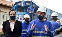 Foto de la galería: Partió de Garupá el tren de cargas con casi mil toneladas de producción misionera