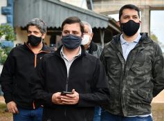 Foto de la galería: Partió de Garupá el tren de cargas con casi mil toneladas de producción misionera