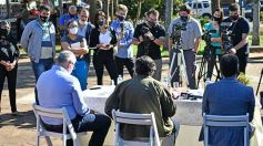 Foto de la galería: Conferencia de EUTA por conflicto en el transporte de colectivos de Posadas