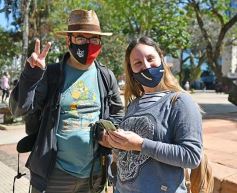 Foto de la galería: Agencias de turismo visibilizaron la crisis del sector con una protesta