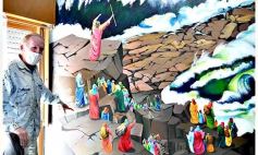 Foto de la galería: Posadas y su gente: un mural espectacular y el rico yopará para recibir a octubre