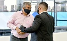 Foto de la galería: Herrera Ahuad, Meoni y Massa supervisaron los detalles para la vuelta del Tren Metropolitano