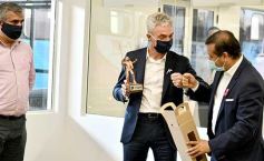 Foto de la galería: Herrera Ahuad, Meoni y Massa supervisaron los detalles para la vuelta del Tren Metropolitano