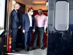 Foto de la galería: Herrera Ahuad, Meoni y Massa supervisaron los detalles para la vuelta del Tren Metropolitano