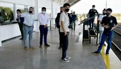 Foto de la galería: Herrera Ahuad, Meoni y Massa supervisaron los detalles para la vuelta del Tren Metropolitano