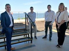 Foto de la galería: Herrera Ahuad, Meoni y Massa supervisaron los detalles para la vuelta del Tren Metropolitano