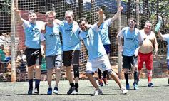 Foto de la galería: Trabajadores de El Territorio mostraron su destreza para el fútbol en una jornada de confraternidad
