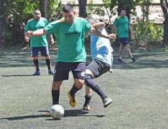 Foto de la galería: Trabajadores de El Territorio mostraron su destreza para el fútbol en una jornada de confraternidad