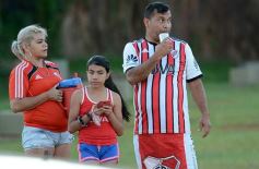 Foto de la galería: Hinchas de River recordaron la victoria ante Boca en Madrid con una caravana en Posadas