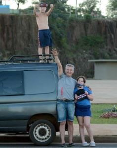 Foto de la galería: Hinchas de River recordaron la victoria ante Boca en Madrid con una caravana en Posadas