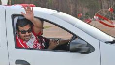 Foto de la galería: Hinchas de River recordaron la victoria ante Boca en Madrid con una caravana en Posadas