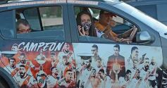 Foto de la galería: Hinchas de River recordaron la victoria ante Boca en Madrid con una caravana en Posadas