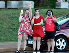 Foto de la galería: Hinchas de River recordaron la victoria ante Boca en Madrid con una caravana en Posadas