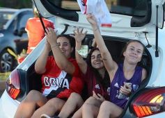 Foto de la galería: Hinchas de River recordaron la victoria ante Boca en Madrid con una caravana en Posadas