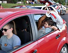 Foto de la galería: Hinchas de River recordaron la victoria ante Boca en Madrid con una caravana en Posadas