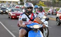 Foto de la galería: Hinchas de River recordaron la victoria ante Boca en Madrid con una caravana en Posadas