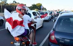Foto de la galería: Hinchas de River recordaron la victoria ante Boca en Madrid con una caravana en Posadas