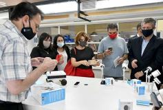 Foto de la galería: Inauguraron el nuevo edificio de la Fábrica Argentina de Nanosensores IOT en el Parque Industrial