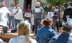 Sixto Fotografías. Sociedad. Presentación - Agencias de turismo visibilizaron la crisis del sector con una protesta