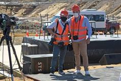 Foto de la galería: Avances de la nueva central hidroeléctrica del Complejo Yacyretá