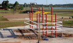Foto de la galería: Avances en las obras de nuevos espacios recreativos a cargo de la EBY