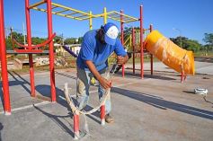 Foto de la galería: Avances en las obras de nuevos espacios recreativos a cargo de la EBY