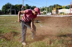 Foto de la galería: Avances en las obras de nuevos espacios recreativos a cargo de la EBY