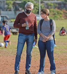 Foto de la galería: Clemente Rodríguez participó de la clínica de fútbol presentada por la EBY