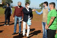Foto de la galería: Clemente Rodríguez participó de la clínica de fútbol presentada por la EBY