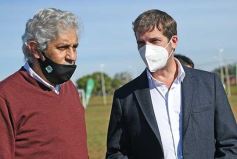Foto de la galería: Clemente Rodríguez participó de la clínica de fútbol presentada por la EBY