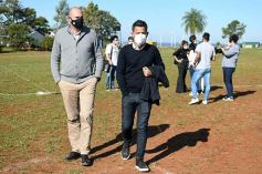 Foto de la galería: Clemente Rodríguez participó de la clínica de fútbol presentada por la EBY