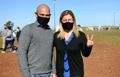 Foto de la galería: Clemente Rodríguez participó de la clínica de fútbol presentada por la EBY