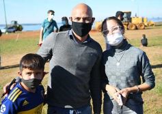 Foto de la galería: Clemente Rodríguez participó de la clínica de fútbol presentada por la EBY