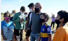 Foto de la galería: Clemente Rodríguez participó de la clínica de fútbol presentada por la EBY