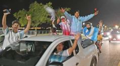 Foto de la galería: Caravana y celebración albiceleste en la costanera posadeña