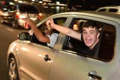 Foto de la galería: Caravana y celebración albiceleste en la costanera posadeña