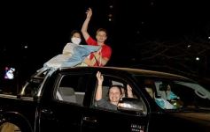 Foto de la galería: Caravana y celebración albiceleste en la costanera posadeña