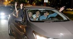 Foto de la galería: Caravana y celebración albiceleste en la costanera posadeña