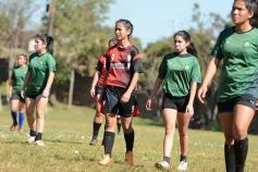 Foto de la galería: Bienvenida y distinción a representantes misioneras del fútbol femenino nacional