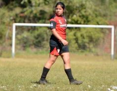 Foto de la galería: Bienvenida y distinción a representantes misioneras del fútbol femenino nacional