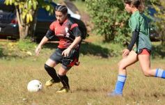 Foto de la galería: Bienvenida y distinción a representantes misioneras del fútbol femenino nacional