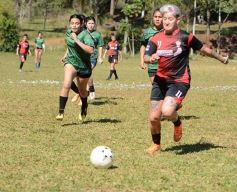 Foto de la galería: Bienvenida y distinción a representantes misioneras del fútbol femenino nacional