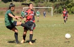 Foto de la galería: Bienvenida y distinción a representantes misioneras del fútbol femenino nacional