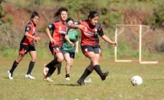Foto de la galería: Bienvenida y distinción a representantes misioneras del fútbol femenino nacional