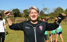 Foto de la galería: Bienvenida y distinción a representantes misioneras del fútbol femenino nacional