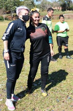 Foto de la galería: Bienvenida y distinción a representantes misioneras del fútbol femenino nacional
