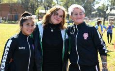 Foto de la galería: Bienvenida y distinción a representantes misioneras del fútbol femenino nacional
