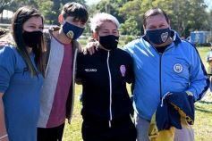 Foto de la galería: Bienvenida y distinción a representantes misioneras del fútbol femenino nacional