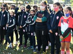 Foto de la galería: Bienvenida y distinción a representantes misioneras del fútbol femenino nacional