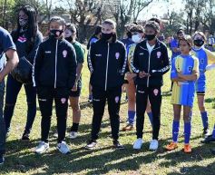 Foto de la galería: Bienvenida y distinción a representantes misioneras del fútbol femenino nacional